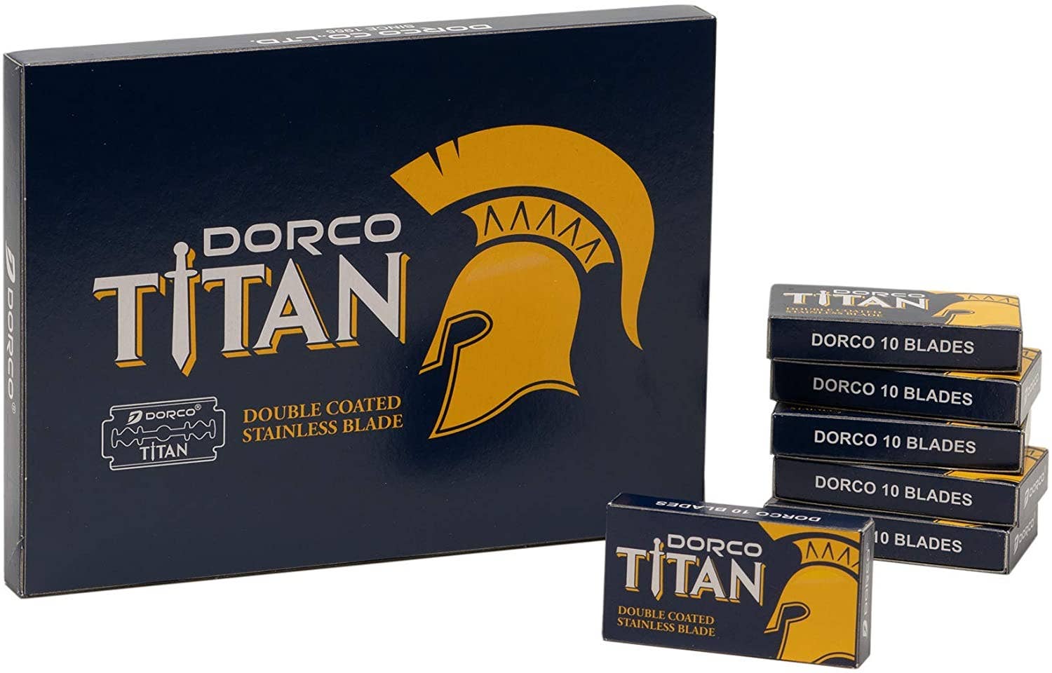Dubbelrakblad 10-pack | Dorco Titan