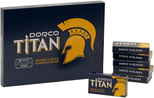 Dubbelrakblad 10-pack | Dorco Titan