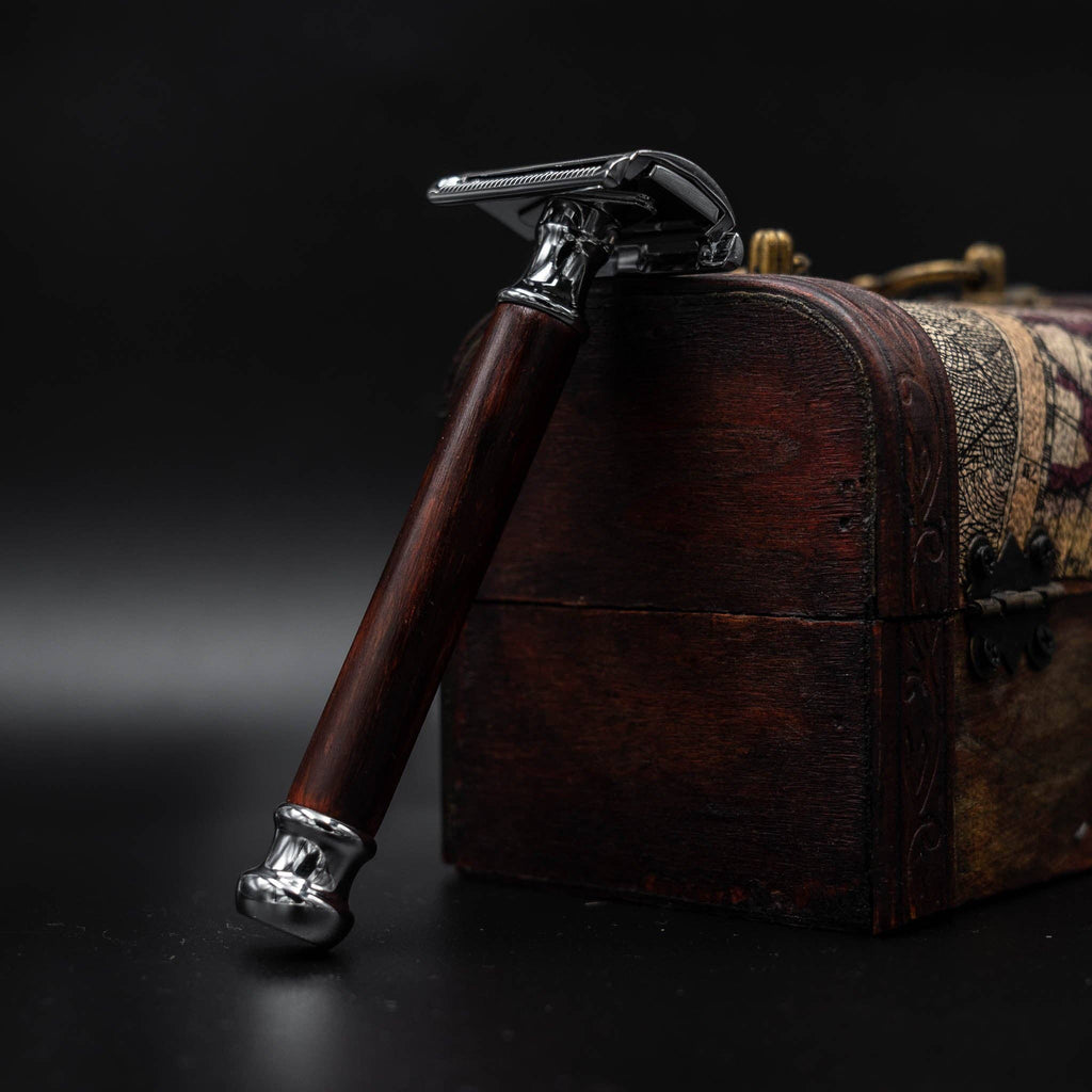 Säkerhetshyvel i sandelträ| Safety Razor | Brent Berkeley®
